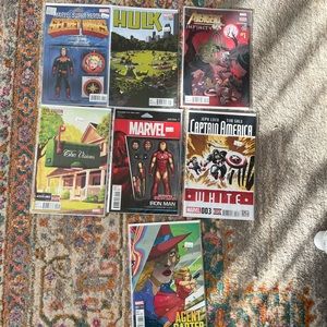 7 marvel comics!!